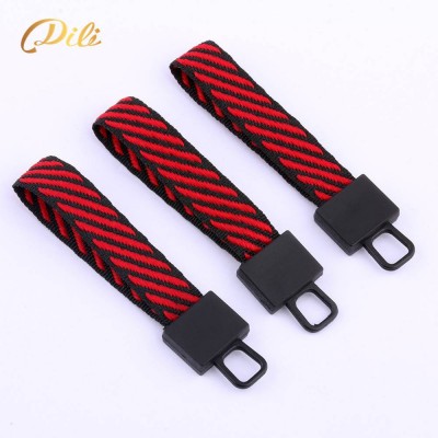 Factory Wholesale Printed Zipper Pulls Webbing Pull Tabs For Clothing Allow Customized Logo Zipper Sliders